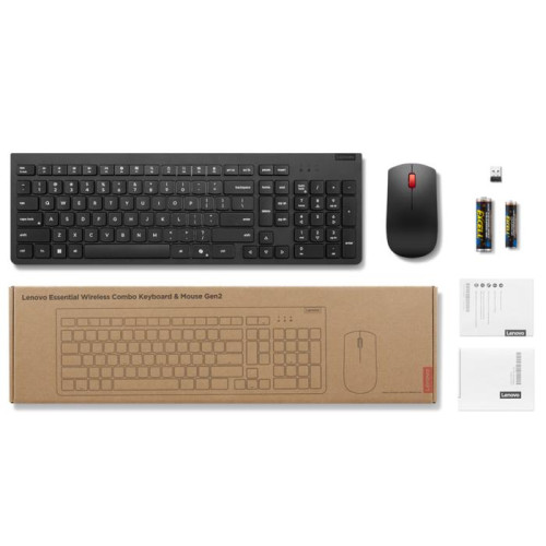Lenovo Essential Wireless Combo Keyboard & Mouse Gen2 4X31R64453